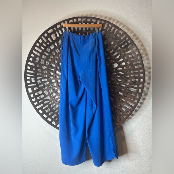๐ NWOT Eloquii Blue Dress Pants 16 โ Plus Size Workwear Dressy w/ Pockets - Picture 6 of 15